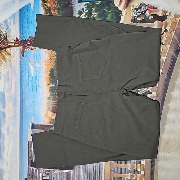 Lauren Vidal Olive‎ Green Leggings Pants Size Large NWT - Picture 6 of 6